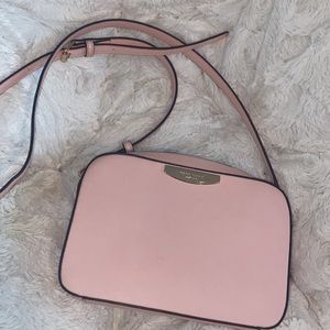 Henri Bendel pink crossover purse